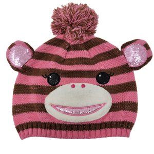 The Children's Place Knit Monkey Beanie Hat